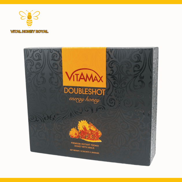 Vitamax Doubleshot Energy Malaysian Honey – Honey With Maca One Box with 10 Sachets