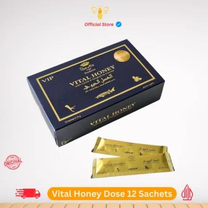 Vital Honey Dose Malaysian Honey one box with 12 Sachets