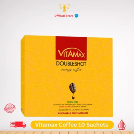 Vitamax Doubleshot Energy Malaysian Honey Coffee With Maca One Box with 10 Sachets