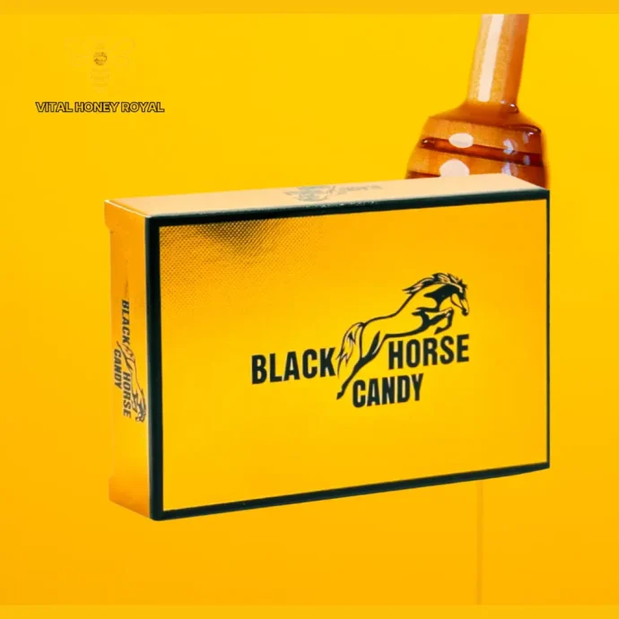 Black Horse Candy Malaysian Honey One Box 12 Sachets - Image 2