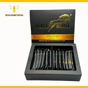Black Horse Vital Honey Malaysian Honey One Box with 24 sachets