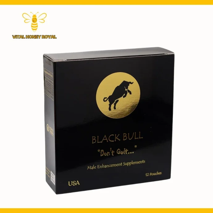 Black Bull Royal Honey Malaysian Energy Honey one box 12 sachet