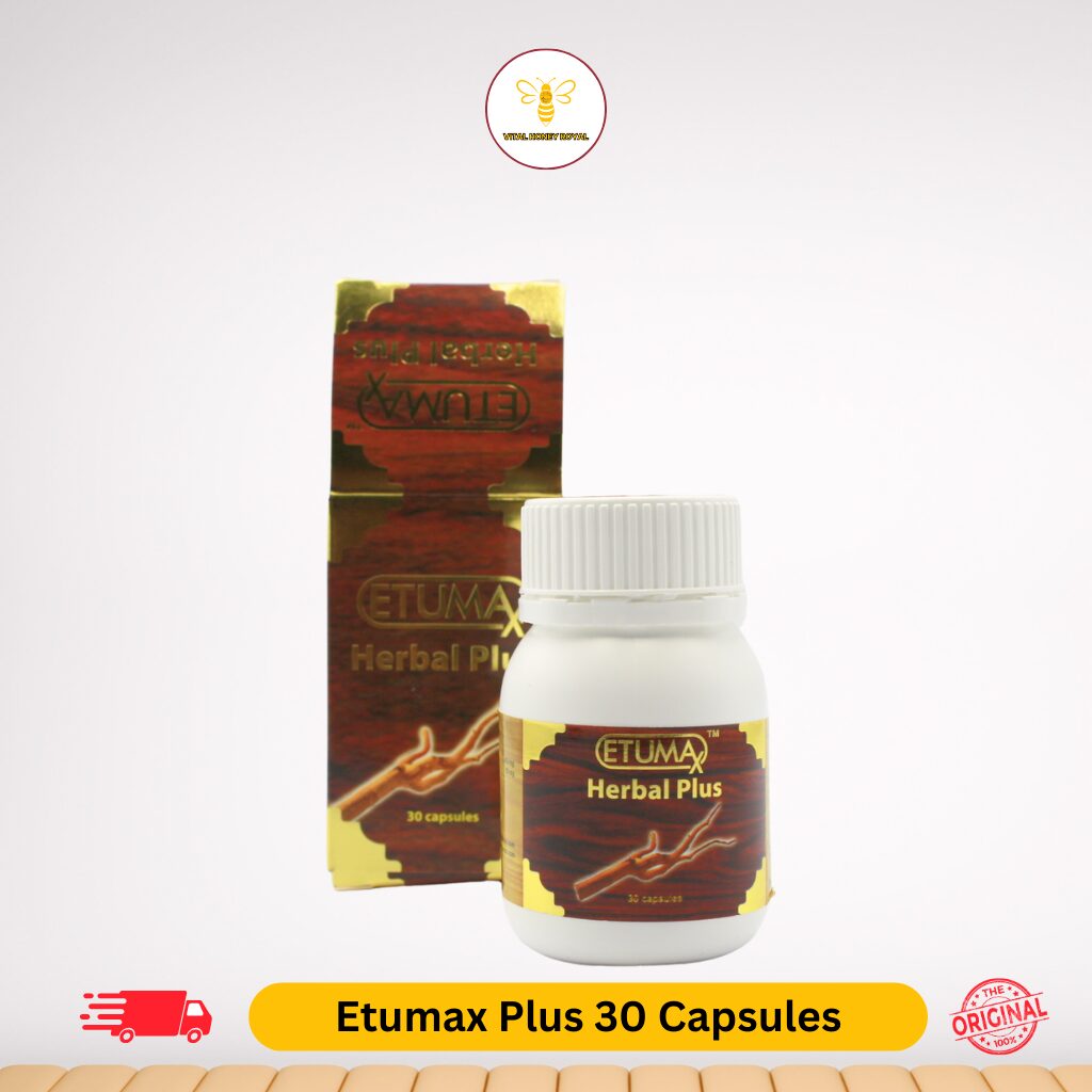 Etumax Herbal plus bottle Original Vital Honey  30 Capsule