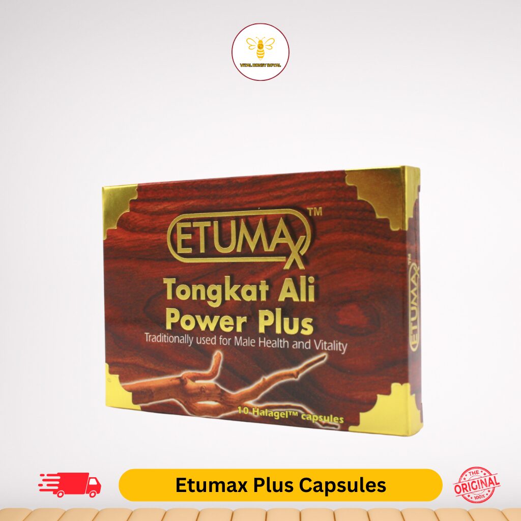 Eutmax Tangkat ali power plus  Original Malaysian Vital Honey 10 capsule